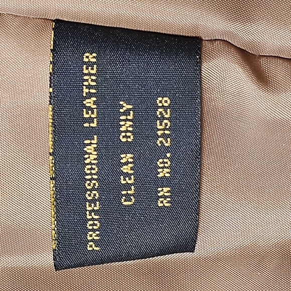 Vintage Reed Mens Tan Suede Leather Zip-up Bomber Jacket Coat Size 2XLT - Picture 8 of 8